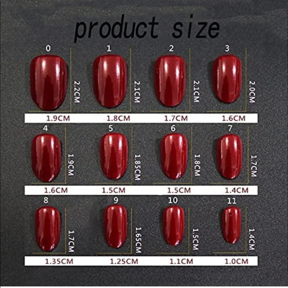 💌BO/GO$6 Medium Grey Almond Matte Press On False nails (24 nails) - Picture 2 of 3